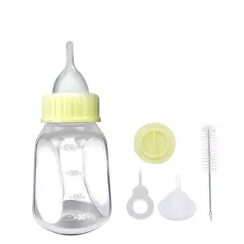 Scald proof Bite Resistant Kitten Nipple Bottle Pet Milk Bottle Cat Feeder Rabbit Feeding Bottle
