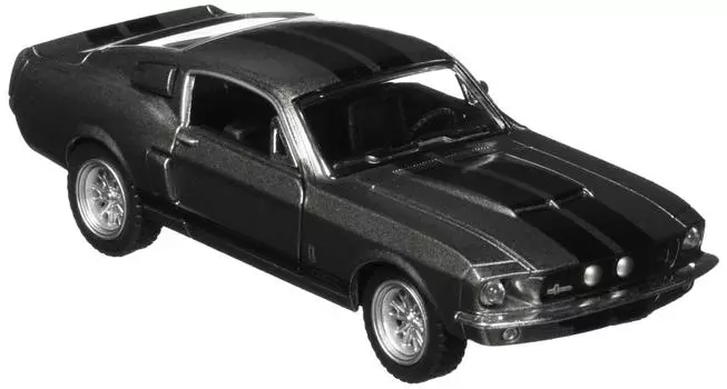 Scale 1967 Ford Shelby Mustang diecast car Gray 1/38 GT-500