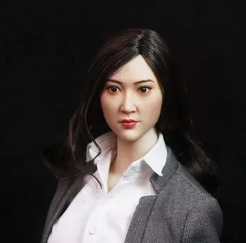 scale action figure compatible with TBLeague body HaHtoys H002A long hair Asian beautiful female head and clothes not [TOYBARJAPAN] 1/6 (body