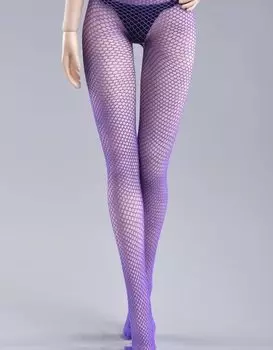 Масштабная фигурка Fire Girl Toys Фиолетовый Женщина-солдат Серия гардероба Бесшовные сетчатые носки не включают тело и [TOYBARJAPAN] 1/6 FG-YC-002F (Делает