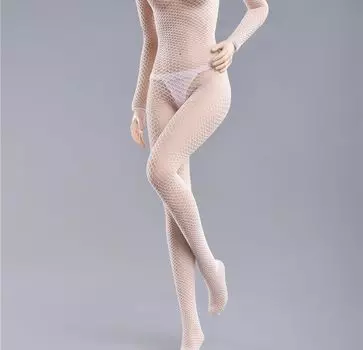 Scale Action Figure Fire Girl Toys White Full Body Mesh Stockings Women Soldier Wardrobe Series Seamless Mesh Socks not include and [TOYBARJAPAN] 1/6 белый