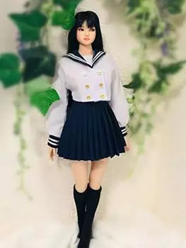scale action figure preppy style high school girl JK sailor uniform and socks set and head not [TOYBARJAPAN] 1/6 (body included)