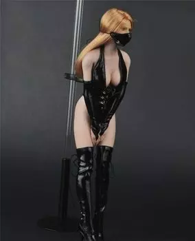 scale action figure ZYTOYS ZY5004 Beautiful sexy SM queen style leather clothes and long boots set and head not [TOYBARJAPAN] 1/6 (body included)
