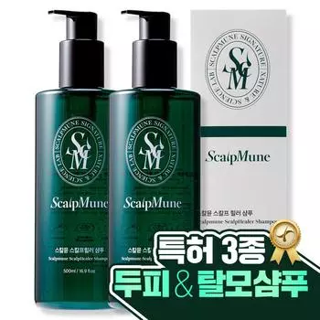 Scalmune Hair Loss Relief & Scalp Nutrition Cooling Shampoo, 2, 500ml