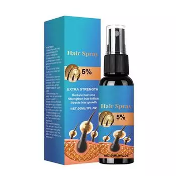 Scalp Care Spray, Scalp Moisturizing Spray, Water-oil Balance Promoting Hair Growth Moisturizing Spray,30ml One Size белый