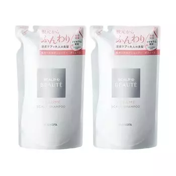 Scalp D Beaute Лечебный шампунь для кожи головы Сменный блок, набор из 2 предметов Scalp D Шампунь для кожи головы Сменный блок (объем)
