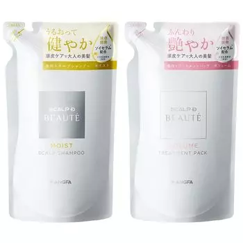 Scalp D Beaute Mixed Moist Set Refill Увлажняющий шампунь для объема волос для женщин Angfa каждый 300 мл [квази-лекарство] (Лекарства и упаковка) [Аминокислоты/Кожа головы