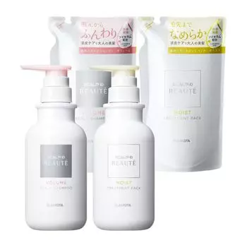 Scalp D Beaute Mixed Volume Set Бутылка Refill Шампунь для лечения Scalp D Лечебный рост волос Аминокислоты Уход за кожей головы Нет Натуральный & (Лекарственные и