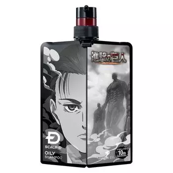 Scalp D Лечебный шампунь для кожи головы Жирный Атака на Титан Дизайн 350 мл [Для кожи] Несиликоновый квази-препарат