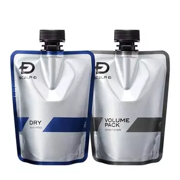 Scalp D Шампунь Замена Сухой Набор Кондиционер Для Сухой Кожи Аминокислоты Сделано в Японии Anfa Мужской 2-х Частей (Набор шампуней) Квази-лекарство