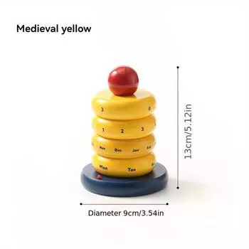 Scandinavian Creative Color Block Rotatable Entryway Decorative Ornament Gift