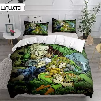 Scandinavian Fork Story Duvet Cover UK Single Double King US Twin Full Queen Size Bed Linen Set EU single(135x200cm)