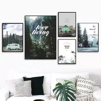 Скандинавская картина в скандинавском стиле настенная живопись принты декоративные листы постер декоративная картина на холсте для гостиной на стене без рамки 21*30cm No Frame