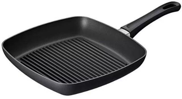 Scanpan Classic 10-1/2-Inch Square Grill Pan, 10.5 Inch, Black