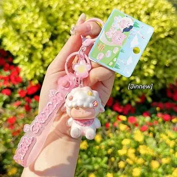 Scarf Cartoon Sheep Keychain Cute Backpack Pendant Decoration Holiday Gift