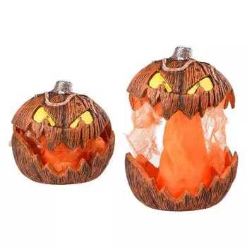 Scary Halloween Gourdo LED Pumpkin Lighting - Extendable Jack-O-Lantern Decor тыква