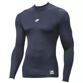 SCB024HL Майка с высоким воротом и длинными рукавами [SSK] SC тёмно-синий