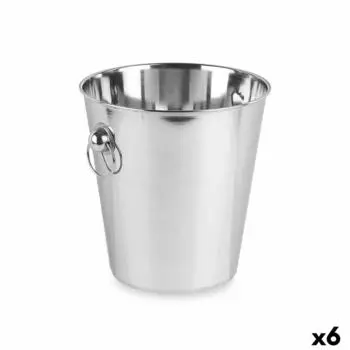 Sceau Glace Argent Acier Inoxydable 7,9 L 27 X 27 X 25,5 Cm (6 Units) TU