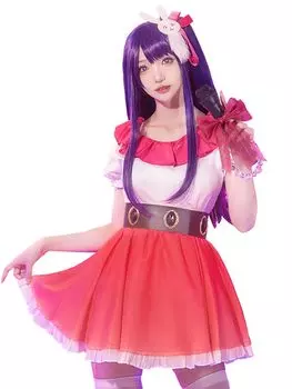 Сценический костюм Хосино Ай с фото с идол-мероприятия на Хэллоуин, размер XL [CR ROLECOS] Парик, Костюм аниме/манги, Костюм, Наряд, Костюм, Фотосессия,