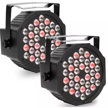Сценический светильник 36 Вт RGB LED сценическое освещение диско свет сценическое освещение DMX512 свет для вечеринок прожектор DJ диско свет клубный свет (2 куска)