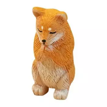 Сцепив руки Статуэтка животного Симуляция Панда Кролик Капибара Коала Собака Кошка Обезьяна Украшение Смола Скульптура Декоративное украшение E