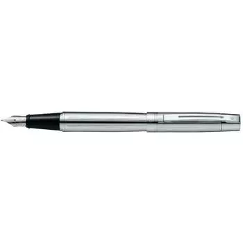 Schafer 300 Fountain Pen F Fine Point Straight Line Chrome Genuine Imported Product SGC9326PN-F