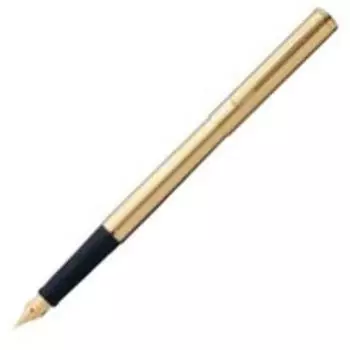 Перьевая ручка Sheaffer F тонкое перо Agio матовое золото двойного назначения официальный импорт AGIO459PN-F