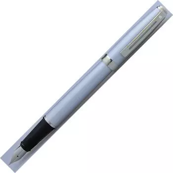 Schafer Fountain Pen F Fine Point Prelude Silver Shimmer Genuine Imported Product PRE9137PN-F серебряный