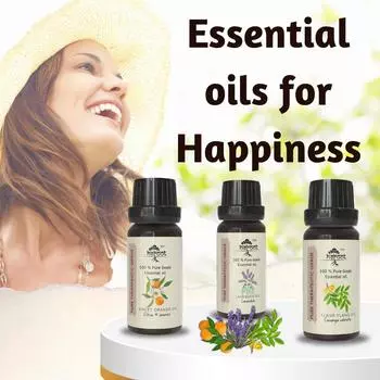 Счастье - эфирное масло сладкого апельсина, лаванды, иланг-иланга терапевтического класса Pack = 15 ml