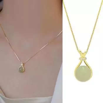 Счастливая сумка из бисера со стразами, женское инкрустированное ожерелье, блестящая подвеска, регулируемое женское элегантное ожерелье, аксессуары