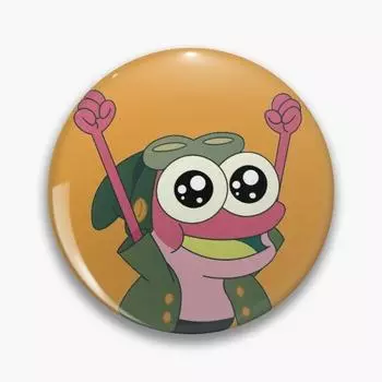 Счастливая веточка-амфибия, настраиваемая мягкая пуговица, булавка, подарок на воротник, значок для одежды, модная милая брошь в виде шляпы, булавка на лацкан, любовник с мультяшным рисунком