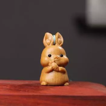 Счастливое благословение, милые ювелирные изделия, брелок, компоненты, деревянный автомобильный брелок, брелки из сандалового дерева