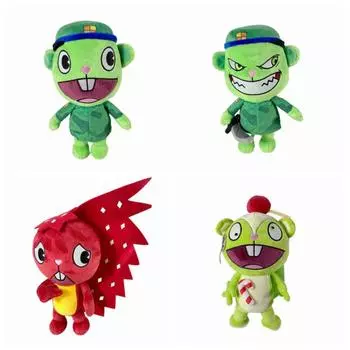 Счастливые лесные друзья, плюшевая кукла, кинозвезда, дизайн, креативный милый мультяшный плюшевый кулон, подарок, игрушки для candy