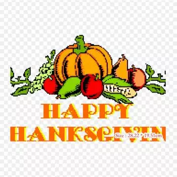 Счастливый День Благодарения КлипАрт День Благодарения Утюг на теплообмене Печать Виниловые патчи Наклейка для одежды DIY Аппликации Моющиеся пластыри