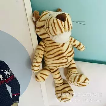 Счастливый Год Тигра Зодиакальная Кукла Плюшевая Кукла Милый Тигр Тряпичная Кукла Подарки для Компании для Девочек Подарки на День Рождения medium full length 35cm