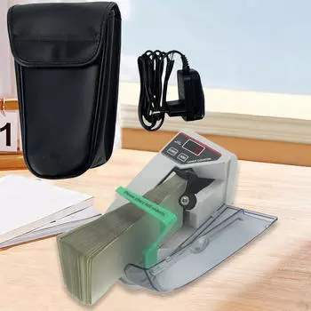 Счетчик денег Машина для подсчета денег Удобный аксессуар Удобный простой в использовании светодиодный дисплей для