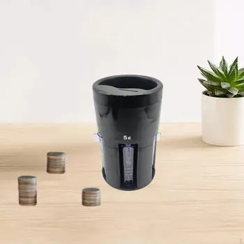 Счетчик монет 5 в 1, простой в использовании, экономящий время счетная машина сортировщик для смены