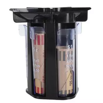 Счетчик монет, сортировщик монет, трубка из АБС-пластика, 5 в 1, органайзер для монет, держатель для счетчика, для быстрой и удобной смены