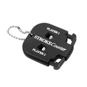 Счетчик очков для 2 игроков Счетчик ударов в гольфе Кликеры Счетчик ударов в гольфе Индикатор счета в гольфе Счетчик для ведения счета в гольфе чёрный