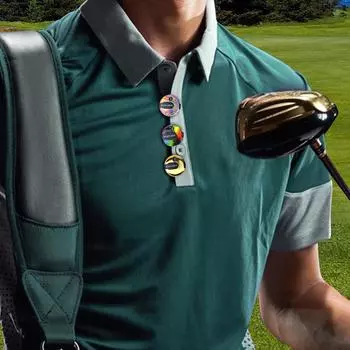 Счетчик ударов в гольфе Портативный мини-счетчик ударов с быстрым сбросом для гольфа с зажимом Индикатор счета в гольфе для любителей гольфа