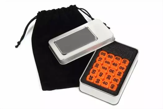 Счетчик урона для карт покемонов, набор из 20 кубиков, 14 мм, чехол для хранения счетчика урона покемонов, сумка для хранения в комплекте, God of Toys &