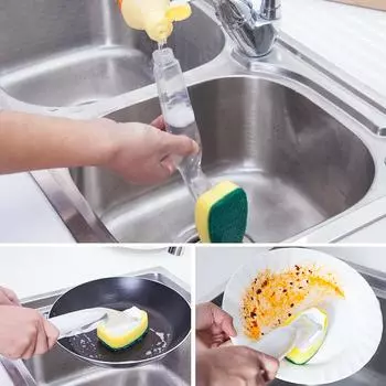 щетка для чистки, губка, чистящие средства, кухонные принадлежности, щетка, щетка для мытья посуды, щетка для чистки хозяйственных товаров, скребки для посуды, щетки, аксессуары head