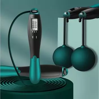 Счетная скакалка, мяч, сталь, ПВХ, скакалка для упражнений, регулируемая беспроводная скакалка, фитнес, тренажерный зал, домашнее спортивное оборудование