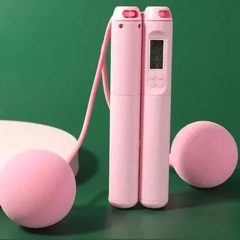 Счетная скакалка, мяч, сталь, ПВХ, скакалка для упражнений, регулируемая беспроводная скакалка, фитнес, тренажерный зал, домашнее спортивное оборудование