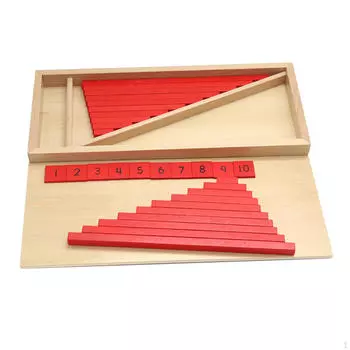 Счетные палочки Монтессори Числовые стержни Практичные Прочные Развивающие Интеллект Обучающие Игрушки