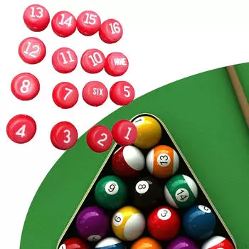 Счетные шары, игральные кости, бильярдный горох, бильярдный номер для стола с бутылочным горошком