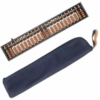 Счеты Abacus 23 цифры 4 бусины стандартный соробан для учеников начальной школы арифметическое обучение устный счет блок эксклюзивный чехол (Нанайрокан)