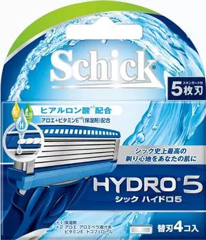 Schick 5 лезвий Hydro 5 запасные лезвия 4 шт.