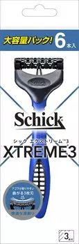 Schick Extreme 3 shaving razor (6 pieces)