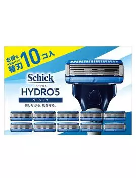Schick Hydro 5 Basic Replacement Blades Shaving Razor (10 Pieces)